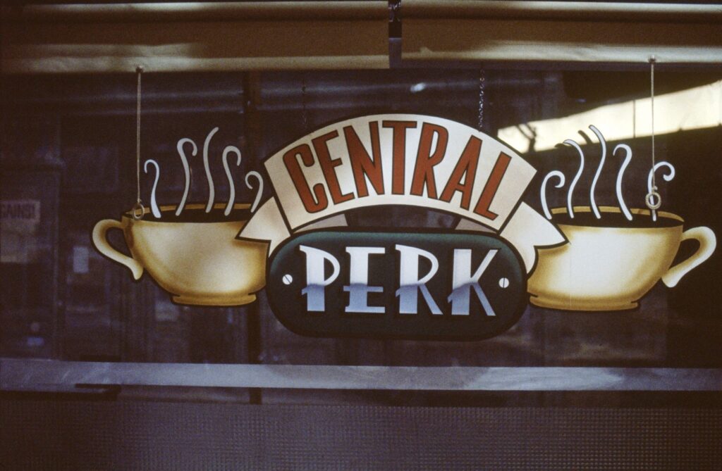 Central Perk Sign Reproduction up for Auction