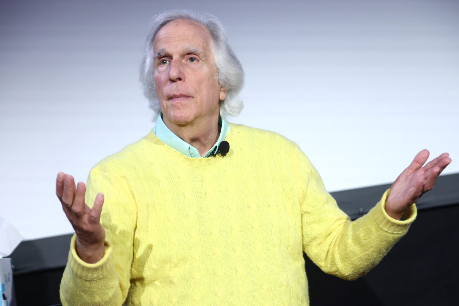 LOS ANGELES, CALIFORNIA - NOVEMBER 12: Henry Winkler speaks onstage at The Winkler Method: A Henry Winkler Acting Class during New York Magazine's Vulture Festival 2022 at The Hollywood Roosevelt on November 12, 2022 in Los Angeles, California.