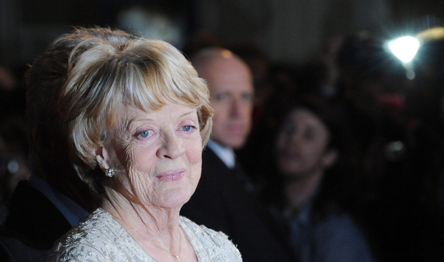 LONDON, UNITED KINGDOM - OCTOBER 15: Dame Maggie Smith attends the Premiere of 'Quartet' during the 56th BFI London Film Festival at Odeon Leicester Square on October 15, 2012 in London, England.