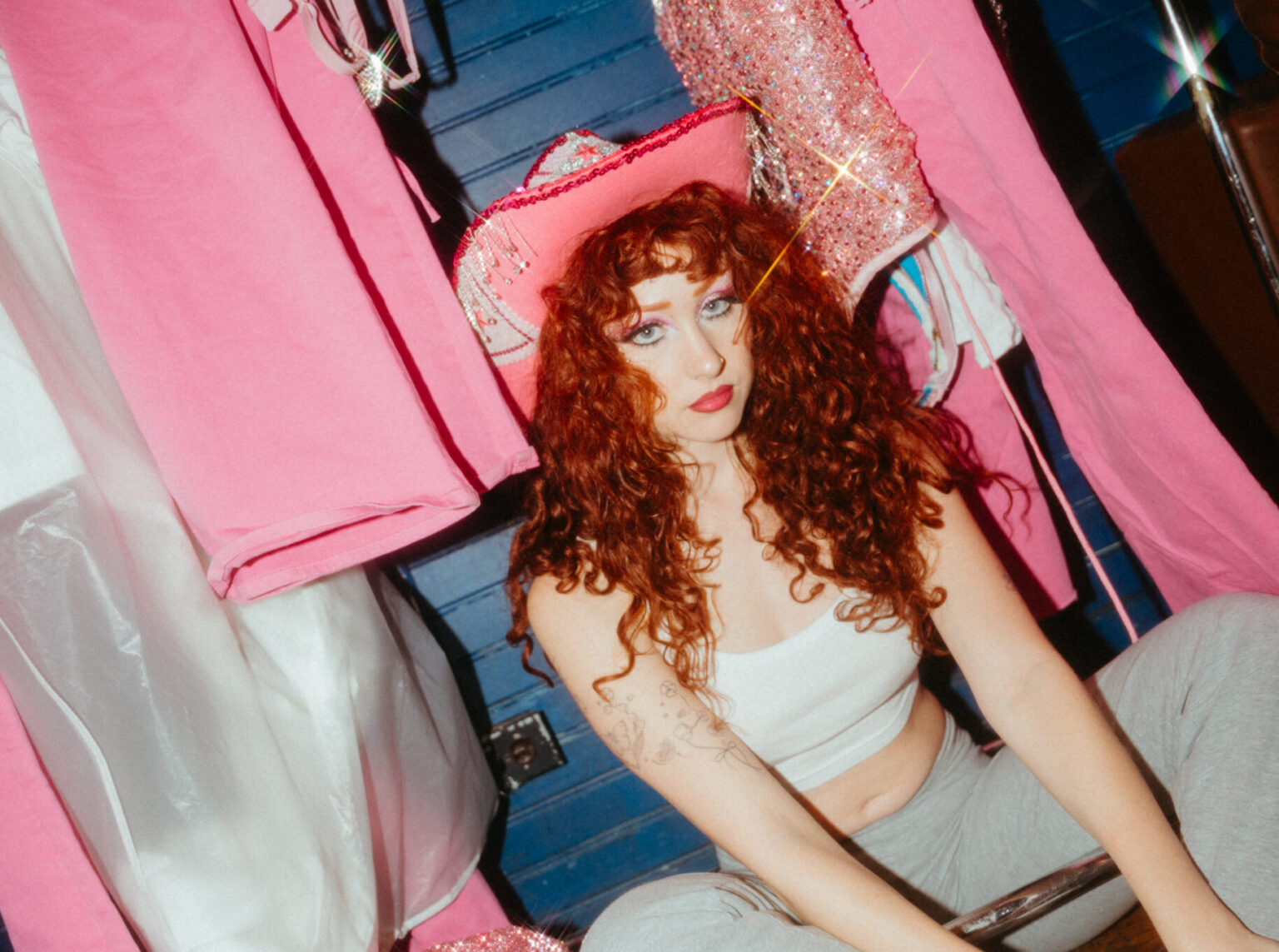 CHICAGO, IL - October 5: Chappell Roan poses for a portrait in her dressing room at the House of Blues in Chicago, IL, on Thursday, October 5, 2023. Roan's debut album "The Rise and Fall of a Midwest Princess" was released in September, 2023.